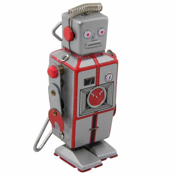 Robot - Tin Toy Robot - Silver