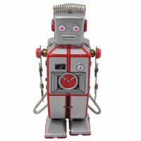 Robot - Tin Toy Robot - Silver