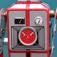 Robot - Tin Toy Robot - Silver