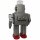 Roboter - Smoking Spaceman Robot - silber - Blechroboter