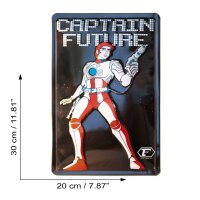 Embossed tin sign - Captain Future - Metal sign