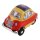 Tin toy - wind-up car - mini racer - yellow red - tin car