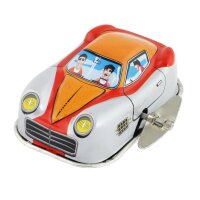 Blechspielzeug - Rennwagen - Space Invader - orange...