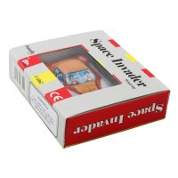 Blechspielzeug - Rennwagen - Space Invader - orange weiß - Aufziehauto