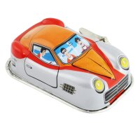 Blechspielzeug - Rennwagen - Space Invader - orange...