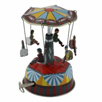 Blechspielzeug - Karussell mit Musik Spieluhr - Musical Carousel - Blechkarussell