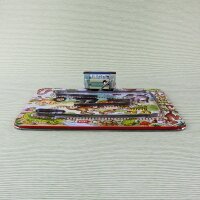 Blechspielzeug - Spielbahn mit Auto - Zoo Express Set - inklusive Aufziehauto