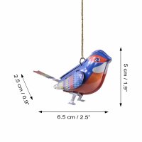 Blechspielzeug - Vogel - Deko Anhänger - Metall Ornament