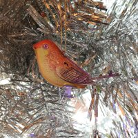Tin toy - bird - decorative pendant - metal ornament