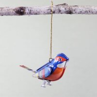 Blechspielzeug - Vogel - Deko Anhänger - Metall Ornament 04