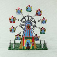 Blechspielzeug - Riesenrad aus Blech mit Musik 02 - Spieluhr - Jahrmarkt