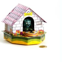Hunde Spardose - Fido - Blechspielzeug - Blechspardose