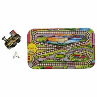 Tin toys - fairway with locomotive - Modern Train Set -...