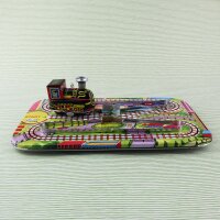 Tin toys - fairway with locomotive - Modern Train Set - including wind-up locomotive