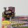 Tin toys - fairway with locomotive - Modern Train Set - including wind-up locomotive