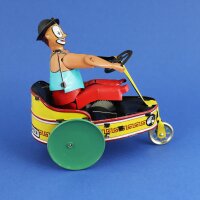 Blechspielzeug - Clown auf Dreirad - Blechclown