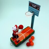 Blechspielzeug - Basketballspieler - Basketball aus Blech