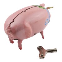 Tin toy - collectable toys - Polly the pig pink - blue