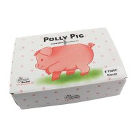Tin toy - collectable toys - Polly the pig pink - blue