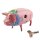 Tin toy - collectable toys - Polly the pig pink - blue