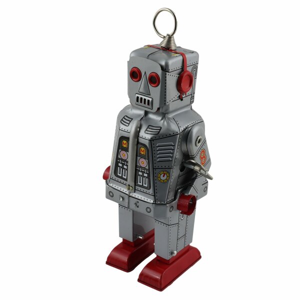 Robot - medium robot - Space Robot - grey - tin robot