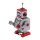 Robot - small robot - silver-red - tin robot