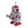 Robot - small robot - silver-red - tin robot