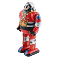 Robot - astronaut - red - tin robot