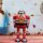 Robot - astronaut - red - tin robot