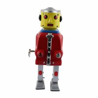 Roboter - Mr. Robot the mechanical brain - rot - Blechroboter