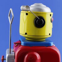 Roboter - Mr. Robot the mechanical brain - rot - Blechroboter