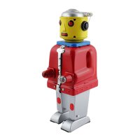 Robot - Mr. Robot the mechanical brain - red - tin robot