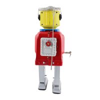 Robot - Mr. Robot the mechanical brain - red - tin robot