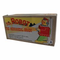 Robot - Mr. Robot the mechanical brain - red - tin robot