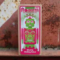 Roboter - Walking Robot Woman - Roberta - pink - Blechroboter