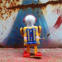 Robot - Diver - yellow - tin robot
