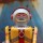 Roboter - Taucher - gelb - Blechroboter