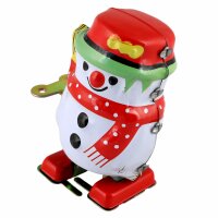 Tin toy - collectable toys - snow man - tin figure