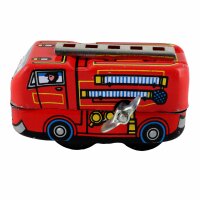 Blechspielzeug - Feuerwehrauto Leiterfahrzeug rot Feuerwehr