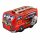 Tin toy - collectable toys - fire brigade - ladder vehicle - red - fire engine