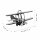 Tin toy - mini airplane biplane - deco trailer - metal