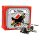 Tin toy - mini airplane biplane - deco trailer - metal black