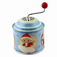 Tin toy - sandman - music box music box barrel organ tin box