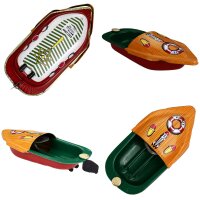 Tin toy - candle boat pop pop boat mini litho rattle boat...