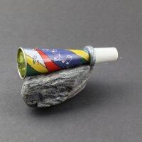 Blechspielzeug - Mini Trompete Party Tröte Pfeife aus Metall