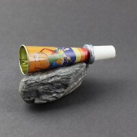 Blechspielzeug - Mini Trompete Party Tröte Pfeife aus Metall