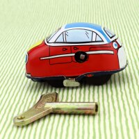Tin toy - tin car Car Highway - suitable for play track red