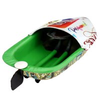 Tin toys - Mini recycling boat - Candle boat - Pop pop pop boat made of tin