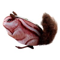 Tin toy - squirrel tin animal reddish brown