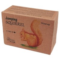 Tin toy - squirrel tin animal reddish brown